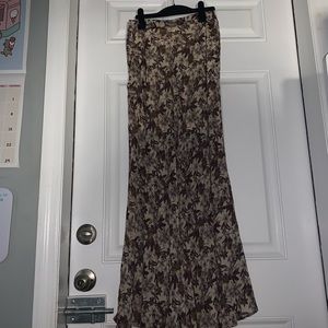 Floral maxi skirt